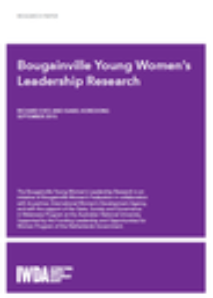 Bougainville Young Women’s Leadership Research