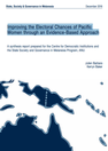 Improving the Electoral Chances of Pacific Women through an Evidence-Based Approach