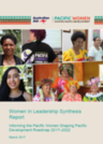 Pacific Women in Leadership Synthesis Report