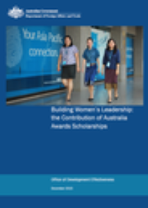 Building Women’s Leadership: the Contribution of Australia Awards Scholarships