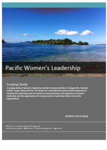 PLP Pacific Women’s Leadership Scoping Study