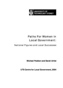 Paths For Women in Local Government in Australia