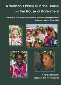A woman’s place is in the House – the House of Parliament: Chpt 4 – Advancing Women’s Representation in Tonga