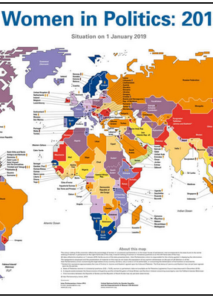 IPU/UN Women “Women in politics: 2019” map